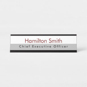 Name Plate for Desk or Wall HAMbyWG