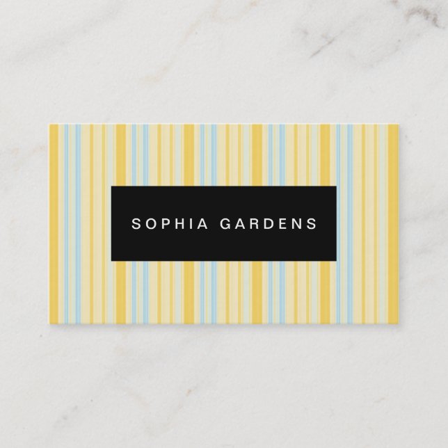 Name Plate - Stripes 310515 (4) Business Card (Front)