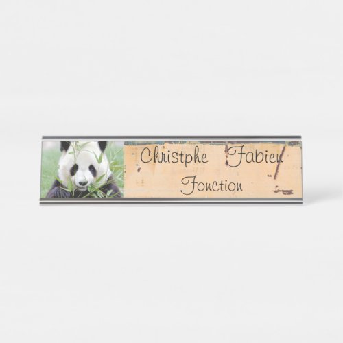 Name plates giant panda 4 