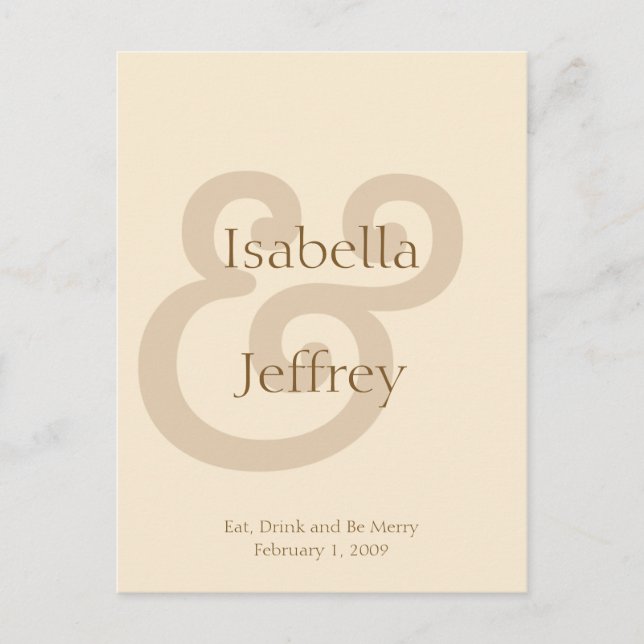 Name Postcard (Customizable) (Front)