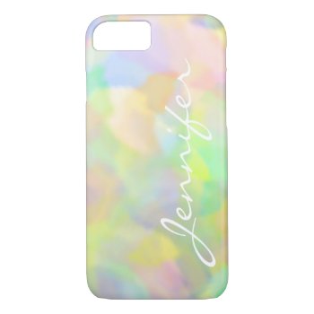 Name Pretty Pastels Iphone 8/7 Case by PattiJAdkins at Zazzle