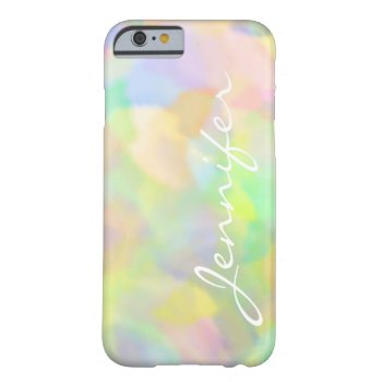 Name Pretty Pastels Barely There Iphone 6 Case by PattiJAdkins at Zazzle