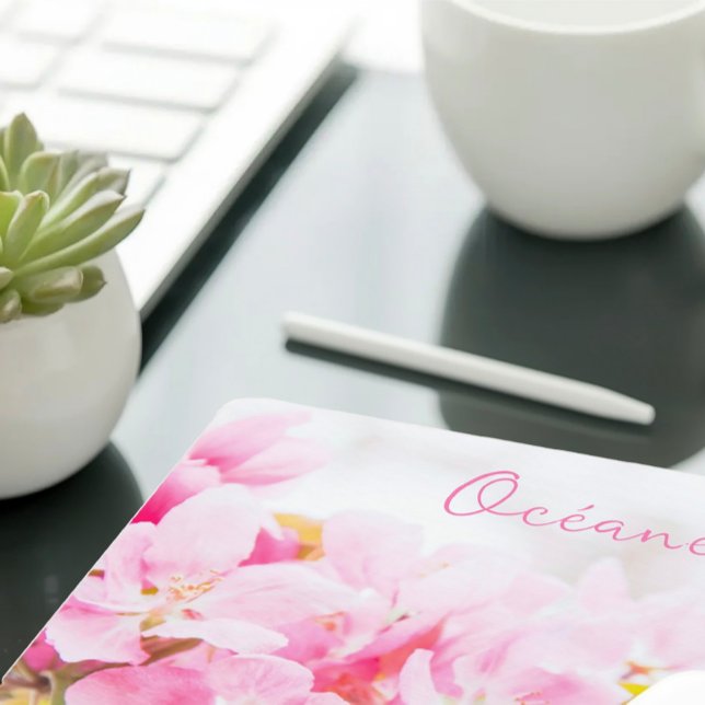 Name Pretty Pink Blossoms Mouse Pad (Creator Uploaded)