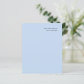 Name Professional Modern Minimalist Blue (Standing Front)