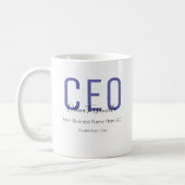 Name Purple Black CEO Coffee Mug (Left)