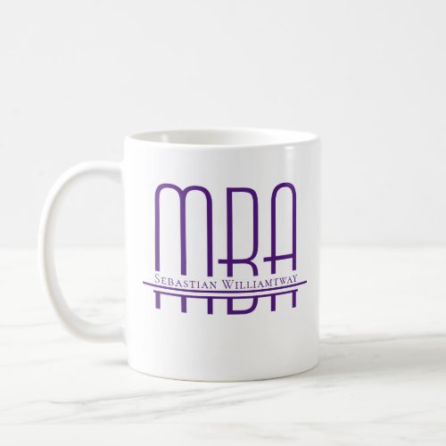 Name Purple MBA Coffee Mug