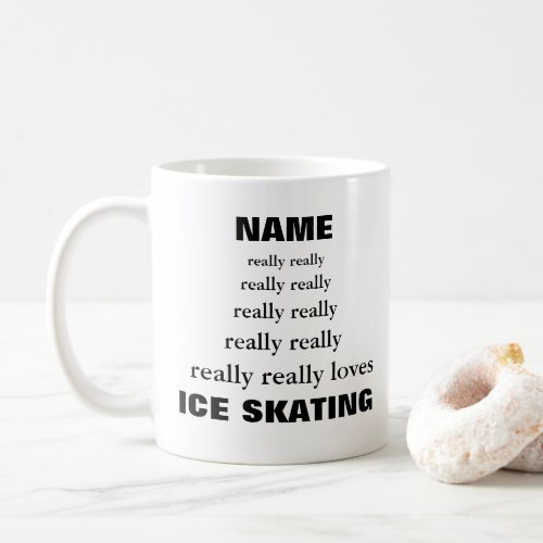 Name really really really loves Subject SKATING Coffee Mug