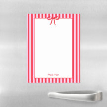 Name red stripes bow trendy elegant stylish
