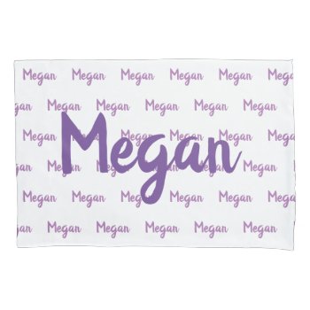 Name Repeating Custom Pillow Case by 4aapjes at Zazzle