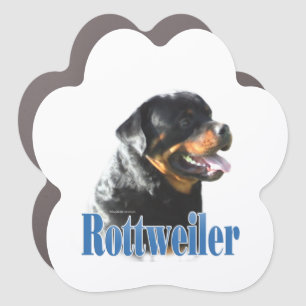 Name Rottweiler Car Magnet
