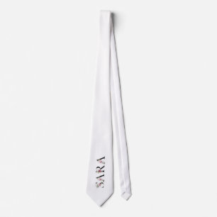 Name Sara. Neck Tie