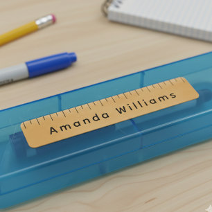 Name School Supply Ruler Kids' Labels