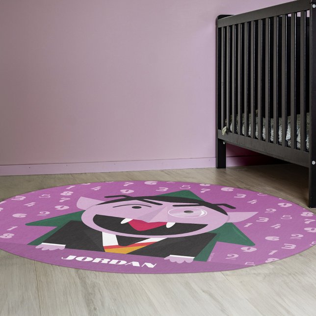 Name Sesame Street | Count von Count Rug (Rug on floor)