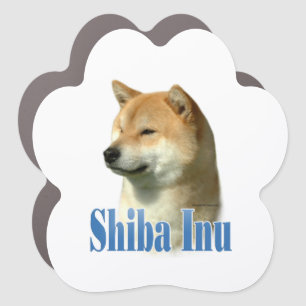 Name Shiba Inu Car Magnet