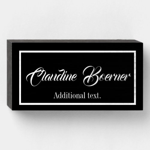 Name Sign Nameplate Desk Sign Hanging Nameplate