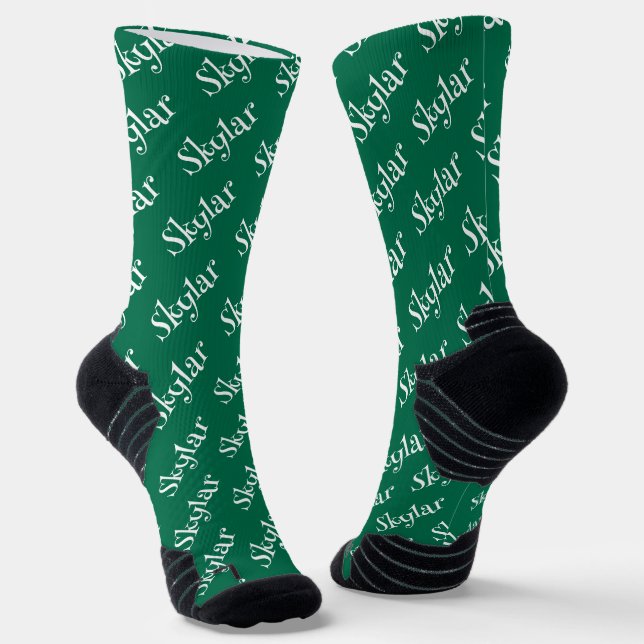 Name Socks (Angled)