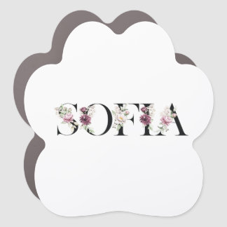 Name Sofia. Car Magnet