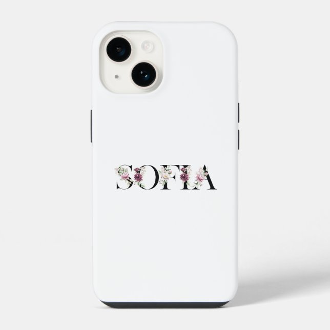 Name Sofia. Iphone Case (Back)