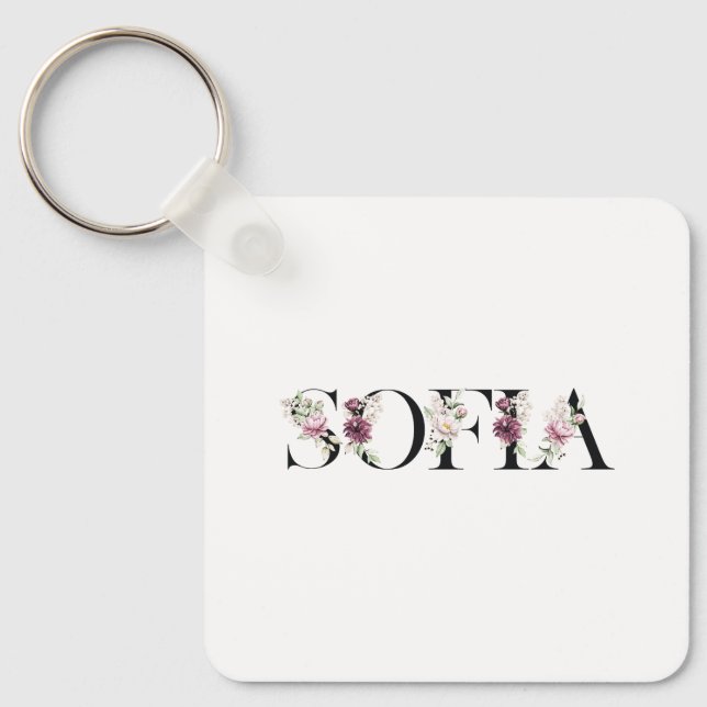 Name Sofia. Keychain (Front)