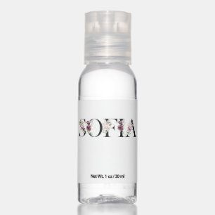 Name Sofia.My name is Sofia Hand Sanitizer