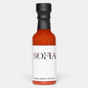 Name Sofia.My name is Sofia Hot Sauces
