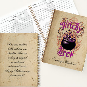 Name Spooky Halloween Witch Brew Food Recipe Book