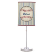 Name Sports Baseball Decor Bedroom Lamp (Front)