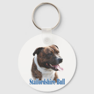Name Staffordshire Bull Terrier Keychain