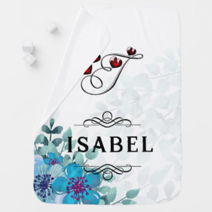 Name starting with I Baby Blanket