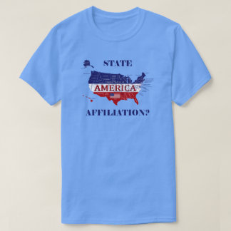 Name State Affiliation America Colors T-Shirt