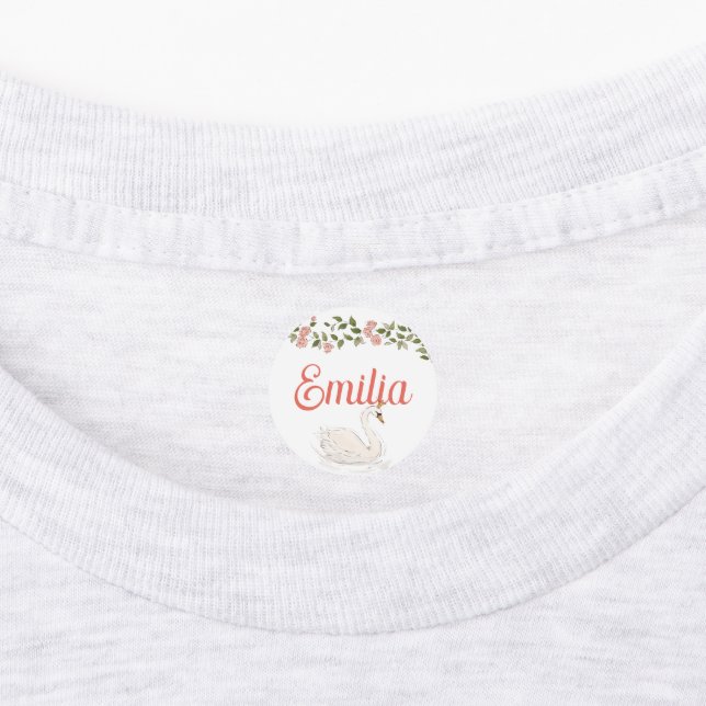 Name Sticker - Princess Swan (Affixed)