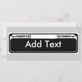 Name Street Sign , Add Text (Back)