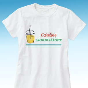 Name Summertime Reunion Basic Womens White T-Shirt