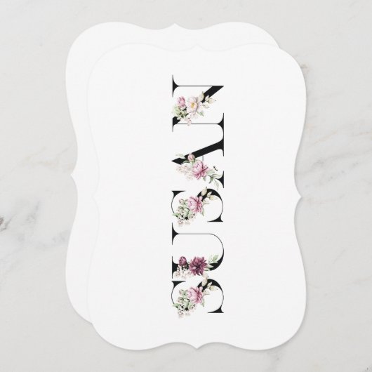 Name Susan (Front/Back)