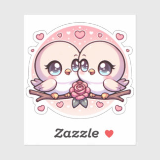 Name: Sweet Lovebirds Sticker