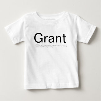 Name T-shirt, Grant Baby T-Shirt