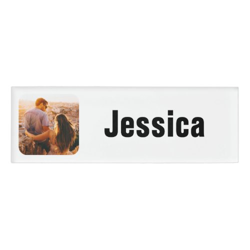 Name Tag Badge Your Photo Template