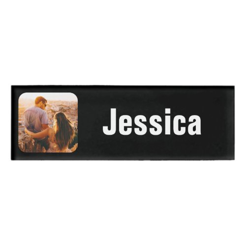 Name Tag Badge Your Photo Template