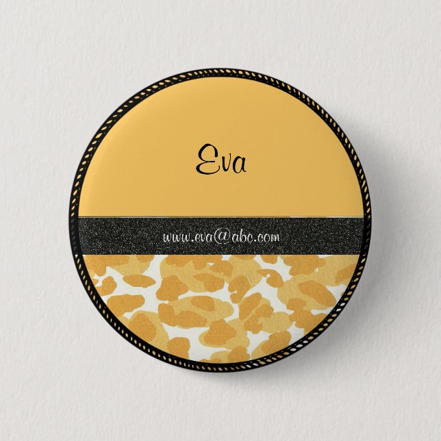Name Tag Button: Pinback Button (Front)