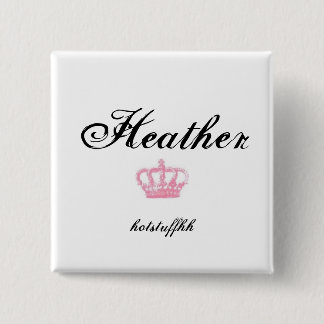 Name Tag Buttons - Customized