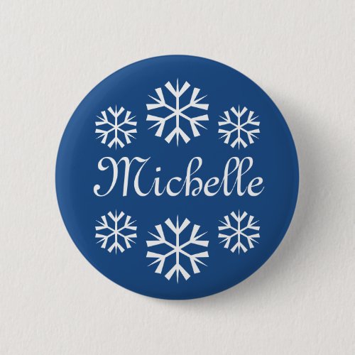 Name tag buttons for company Christmas party