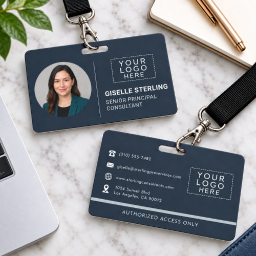 Name Tag Company Photo ID Logo Badge