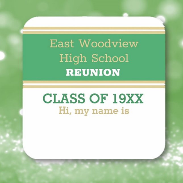 Name Tag! Custom Class Reunion Stickers (Creator Uploaded)