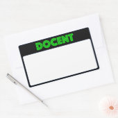 Name Tag Docent (Envelope)