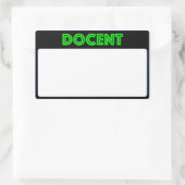 Name Tag Docent (Bag)