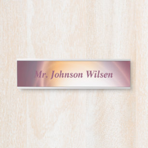 Name Tag Door Sign