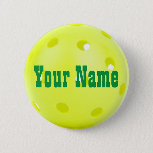 Name Tag For Pickleball Events Button