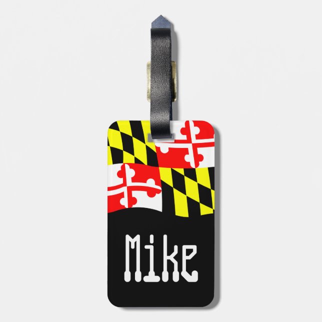 Name Tag-Maryland Luggage Tag (Back Vertical)
