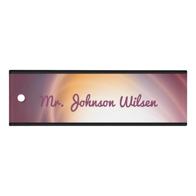 Name Tag Ruler (Front)
