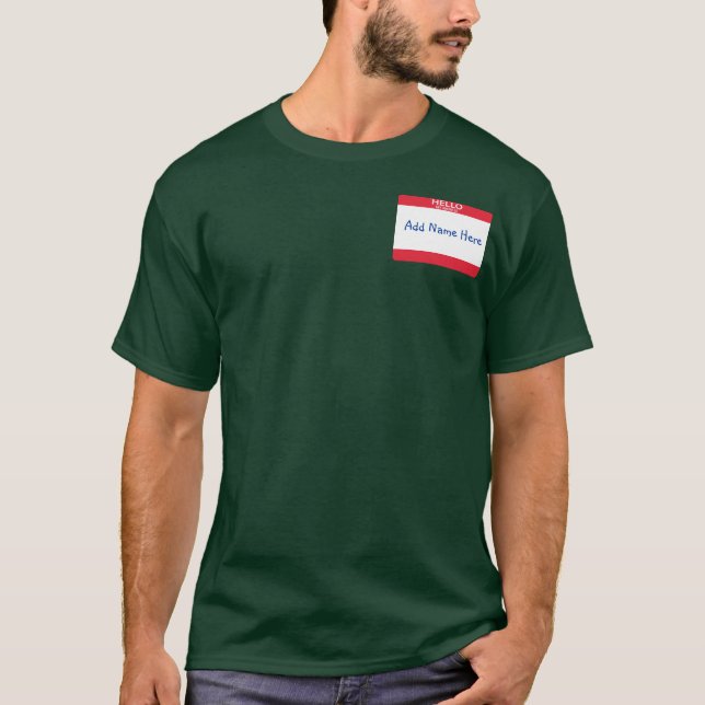 Name Tag T-Shirt (Front)